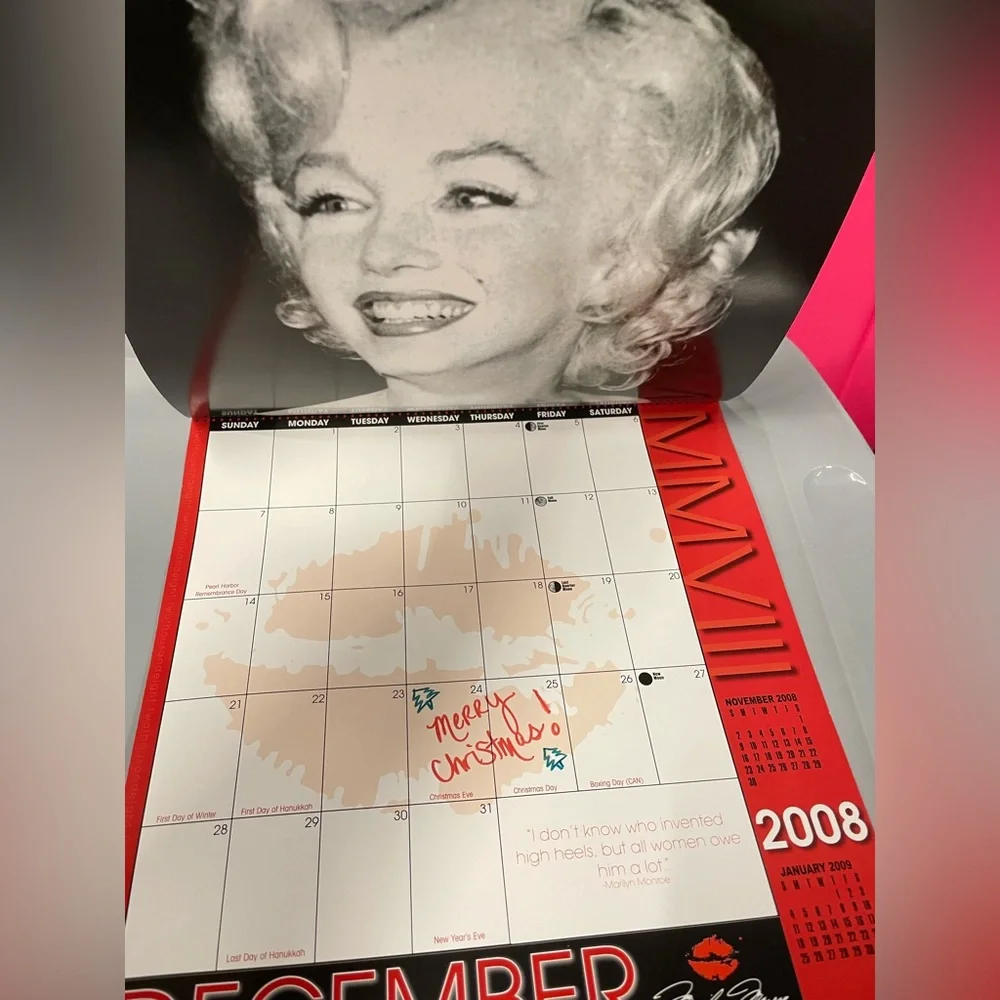 Marilyn Monroe Posters, 2008 Calendar, Collectible